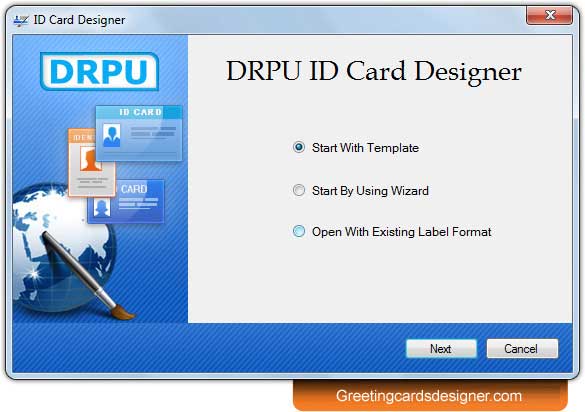 Screenshot of ID Card Designer