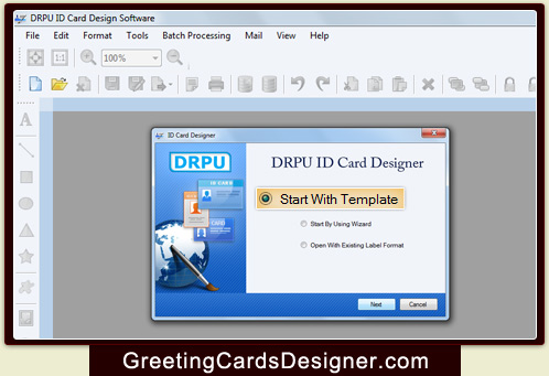 id cards designer software