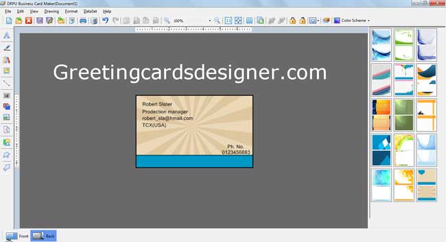 Windows 7 Business Cards Designer 9.2.0.1 full