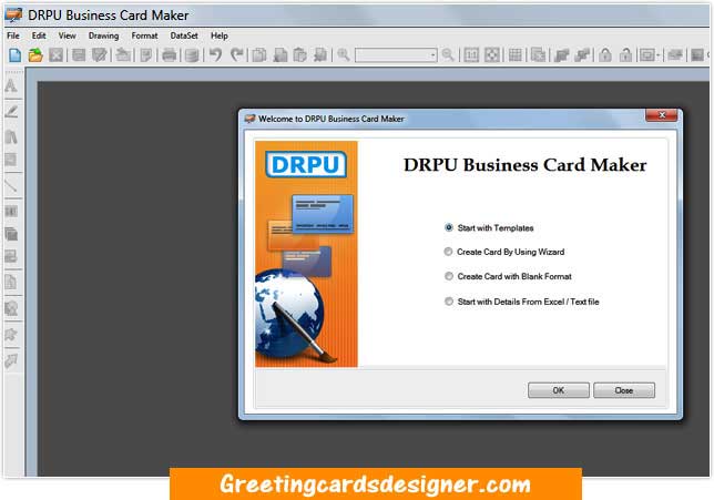 Business Cards Designer Software screenshot