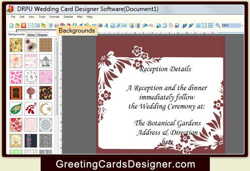 Wedding Cards Designer screenshot