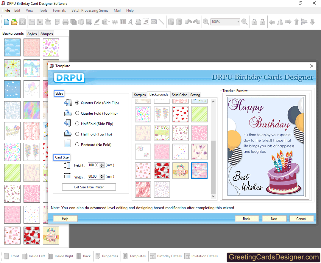 Birthday Cards Designer Software