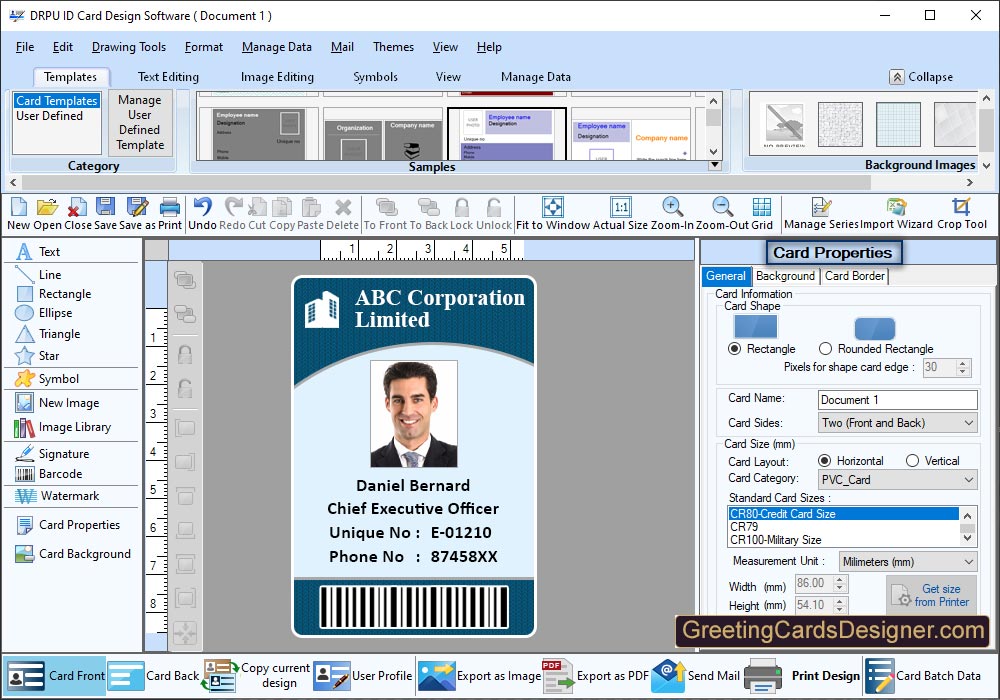 ID Cards Properties