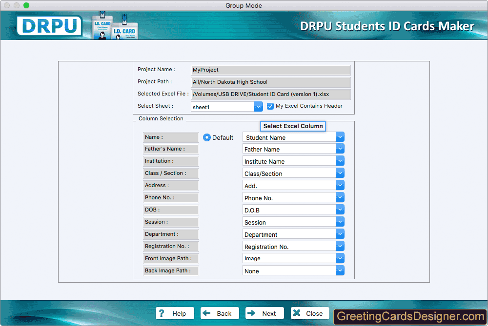 Students ID Cards Maker for Mac