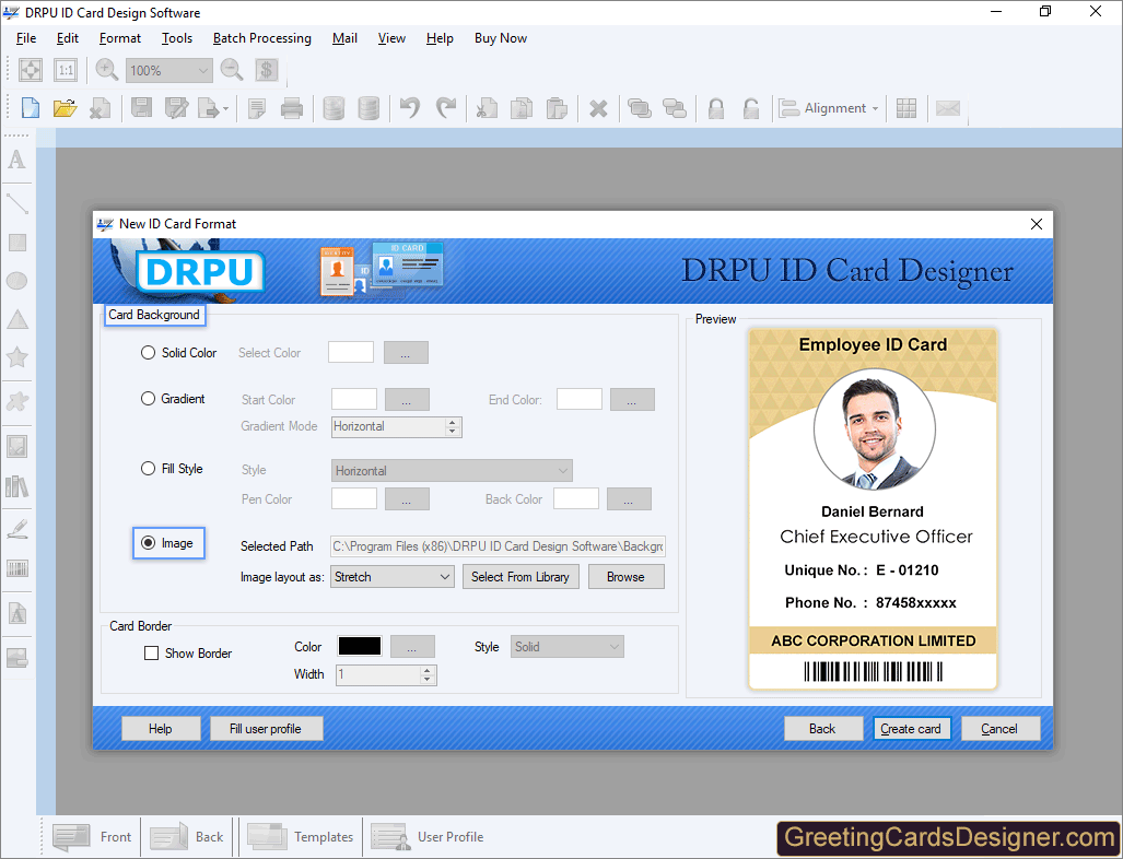 ID Cards Designer Software