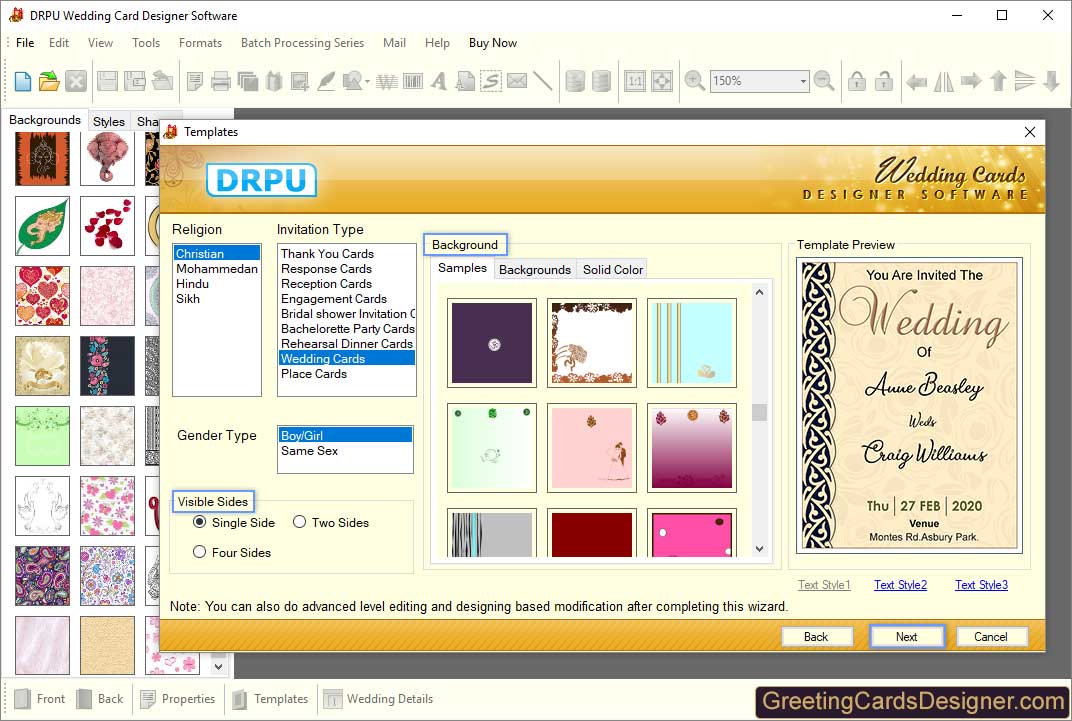 Wedding Cards Designer Software